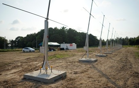 VHF antenna, VHF radar station, KMITL Chumphon campus